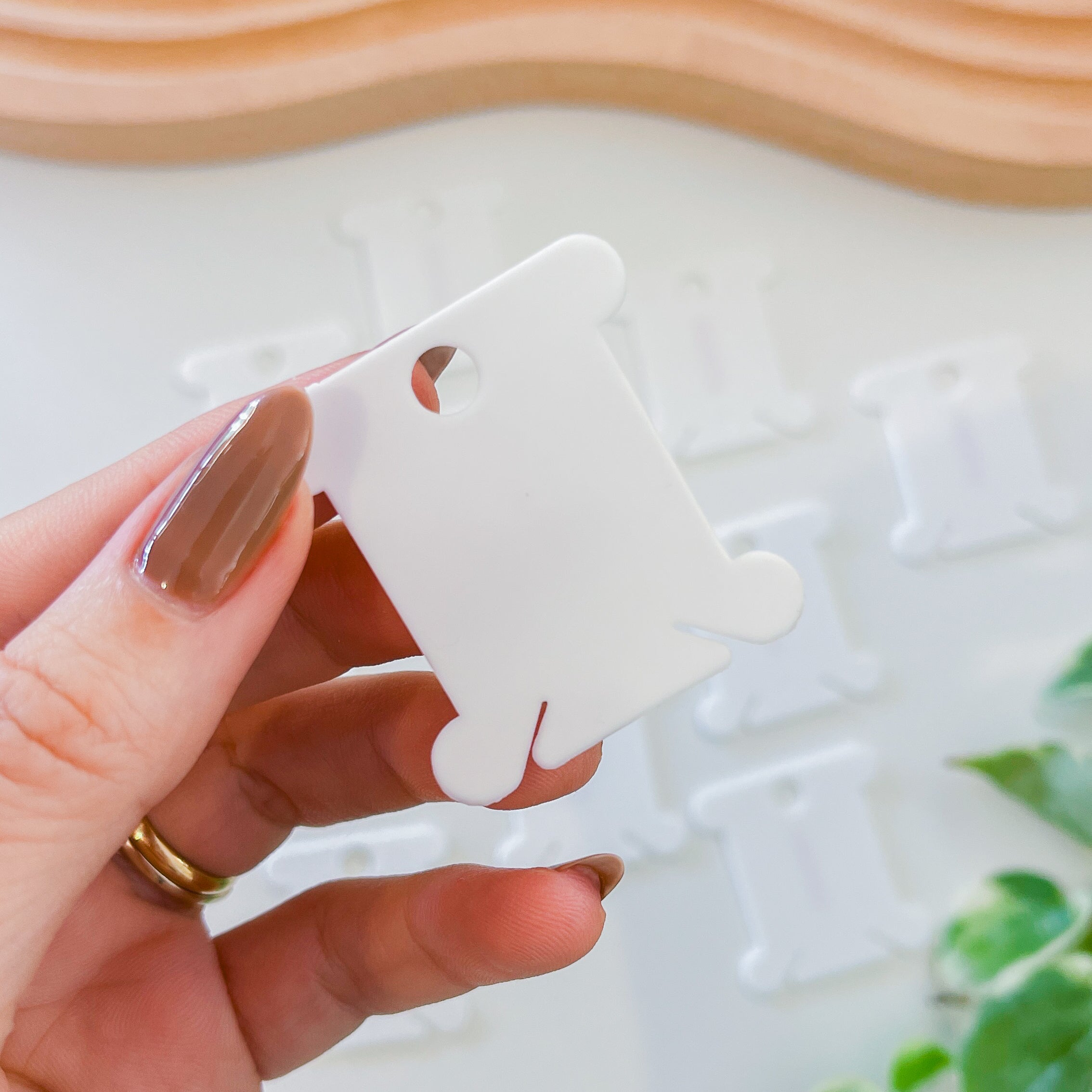 Plaquinha para Meada